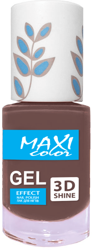 Лак для ногтей гель эффект MAXI New palet №05,10 мл