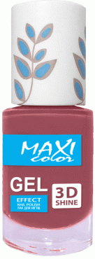 Лак для ногтей гель эффект MAXI New palet №08,10 мл