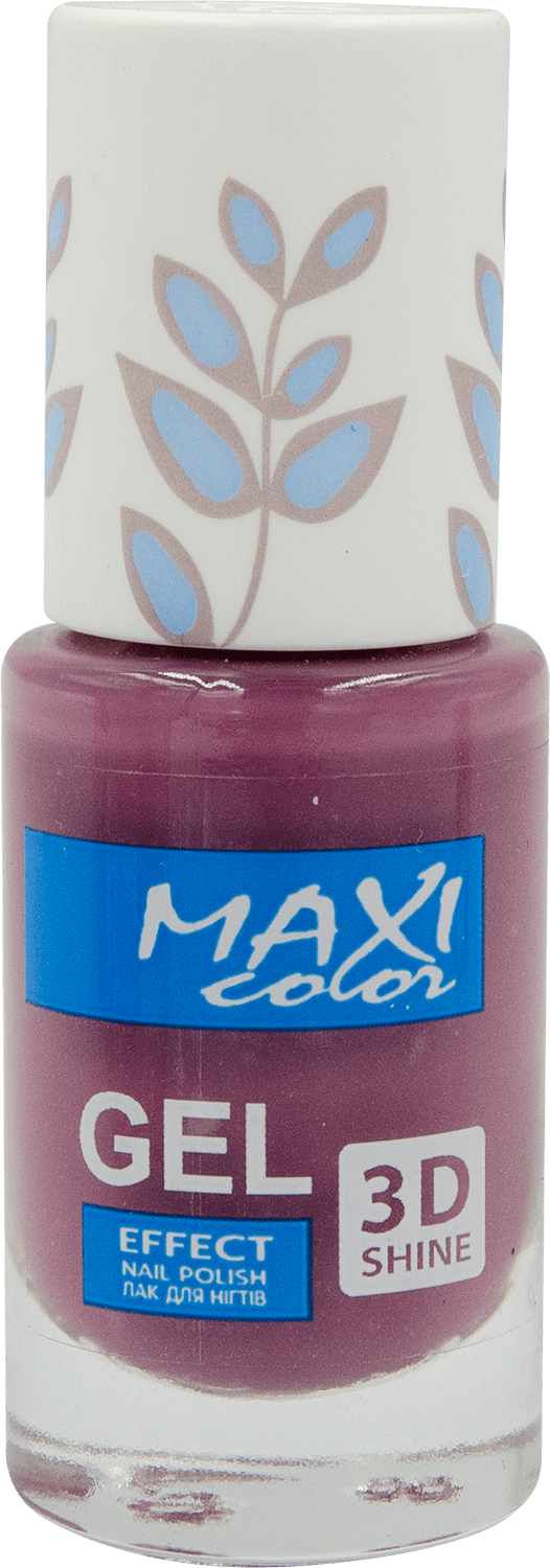 Лак для нігтів гель ефект MAXI New palet №11,10 мл