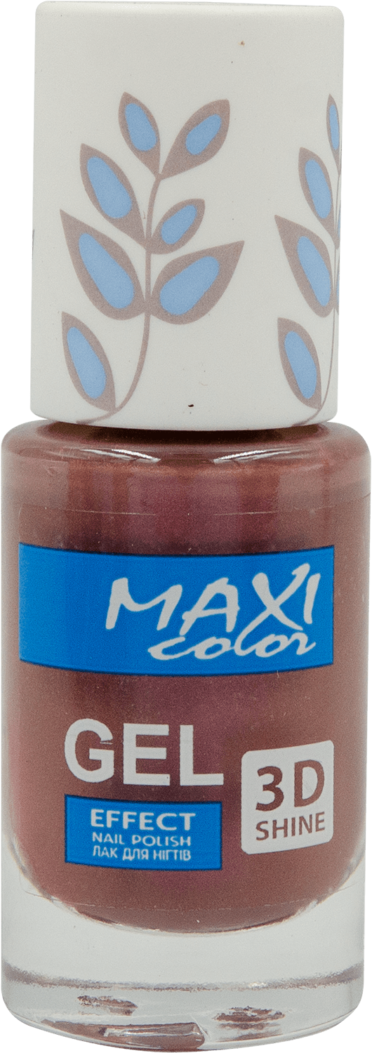 Лак для нігтів гель ефект MAXI New palet №13, 10 мл