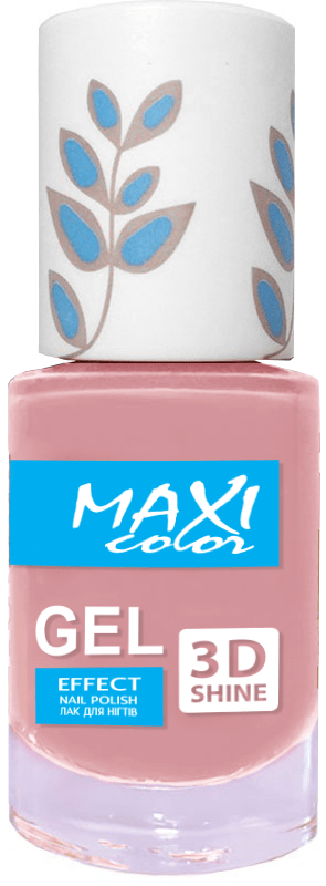 Лак для нігтів гель ефект MAXI New palet №14, 10 мл