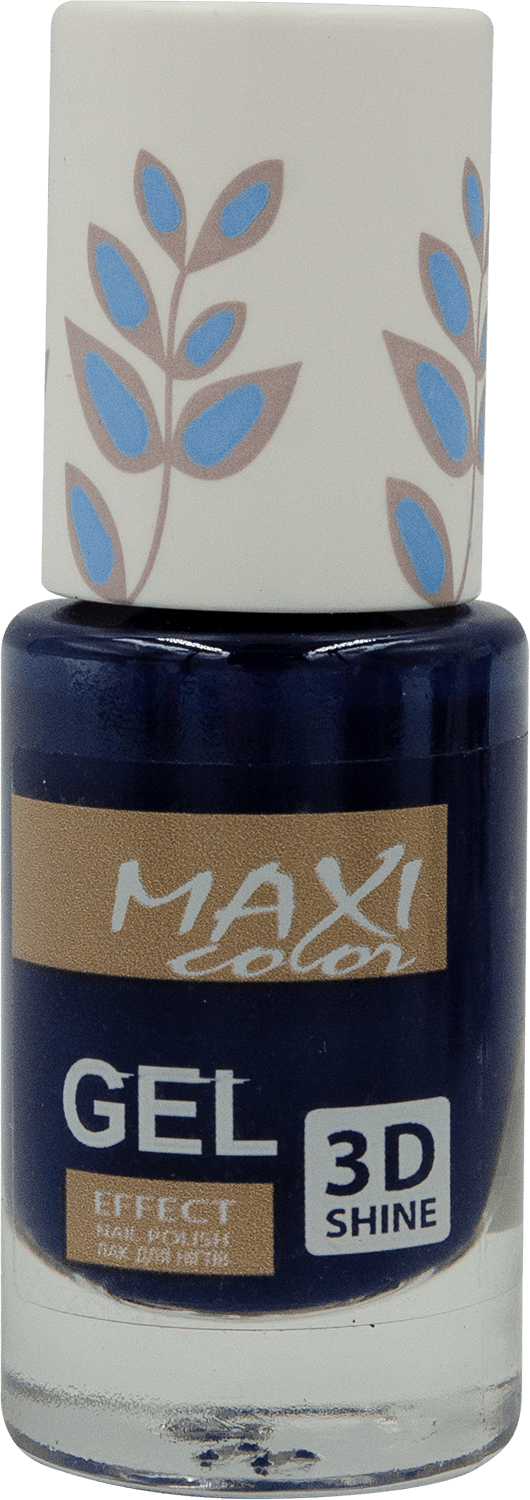 Лак для нігтів гель ефект MAXI New palet №16, 10 мл
