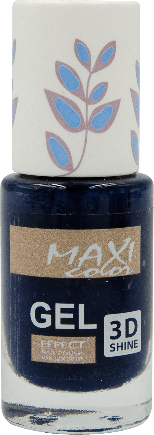 Лак для нігтів гель ефект MAXI New palet №17, 10 мл