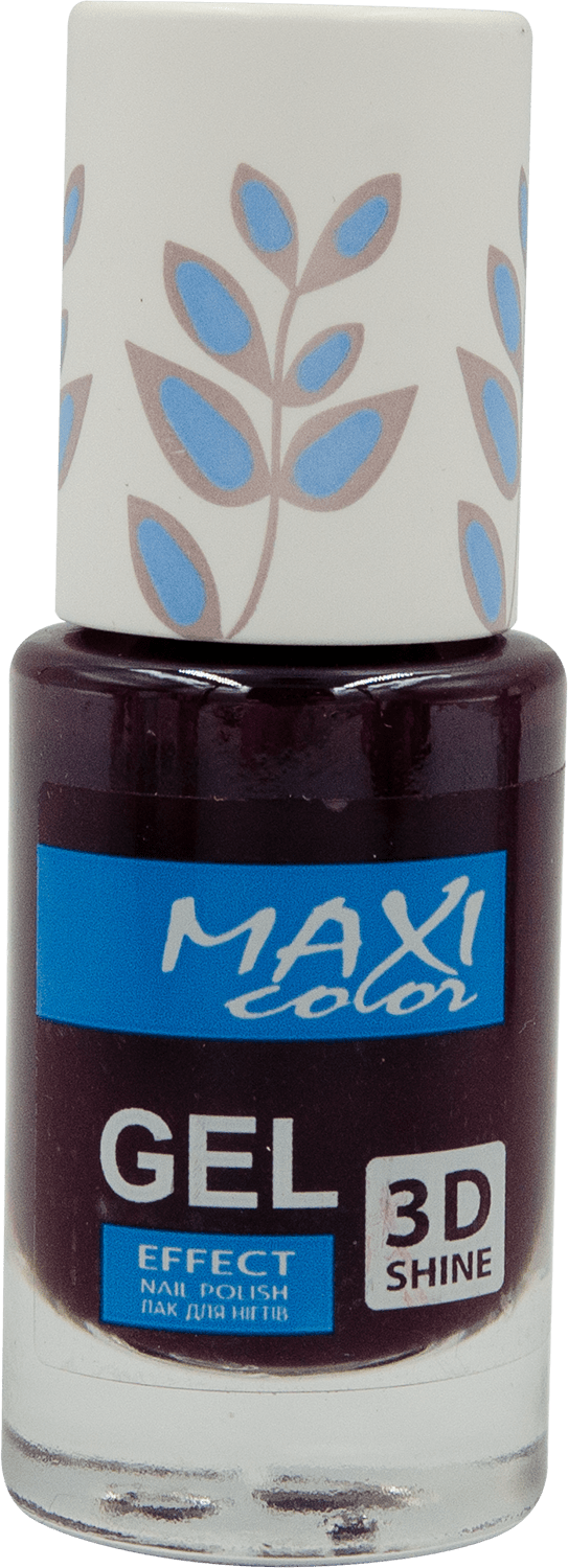 Лак для нігтів гель ефект MAXI New palet №18, 10 мл