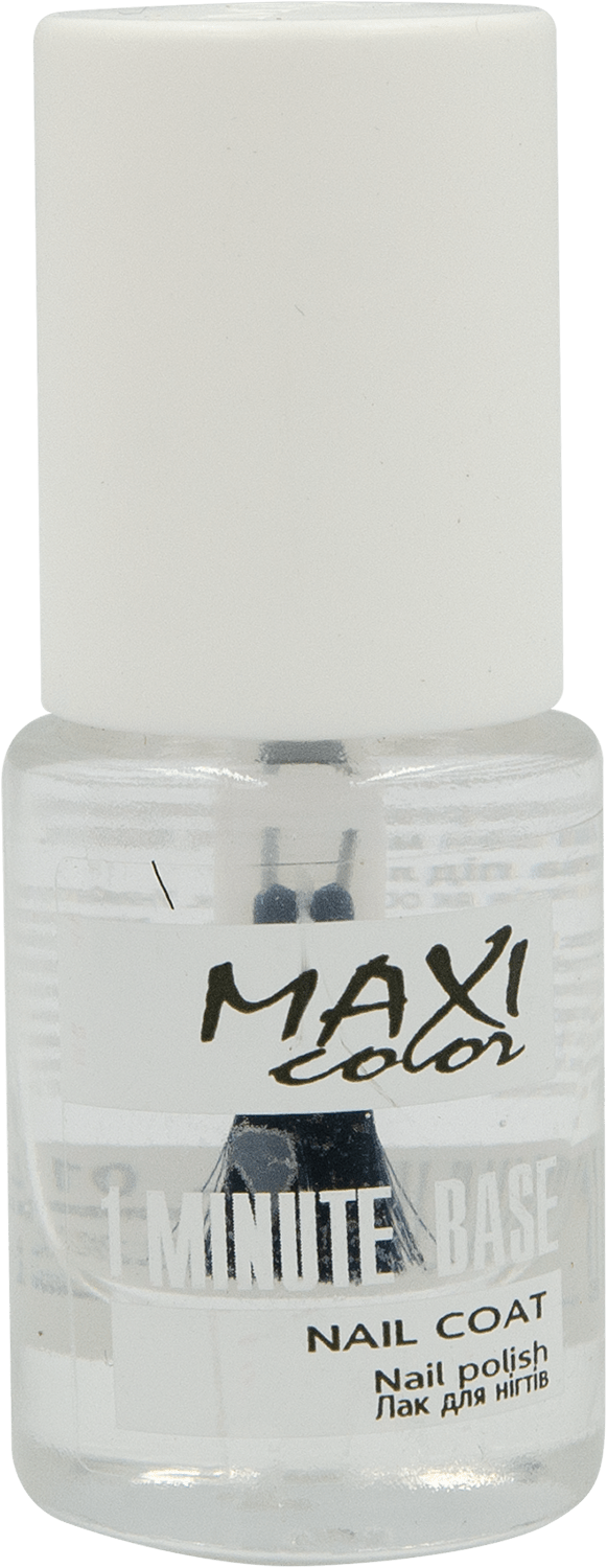 Лак для нігтів MAXI Color 1 Minute 01, 6 мл