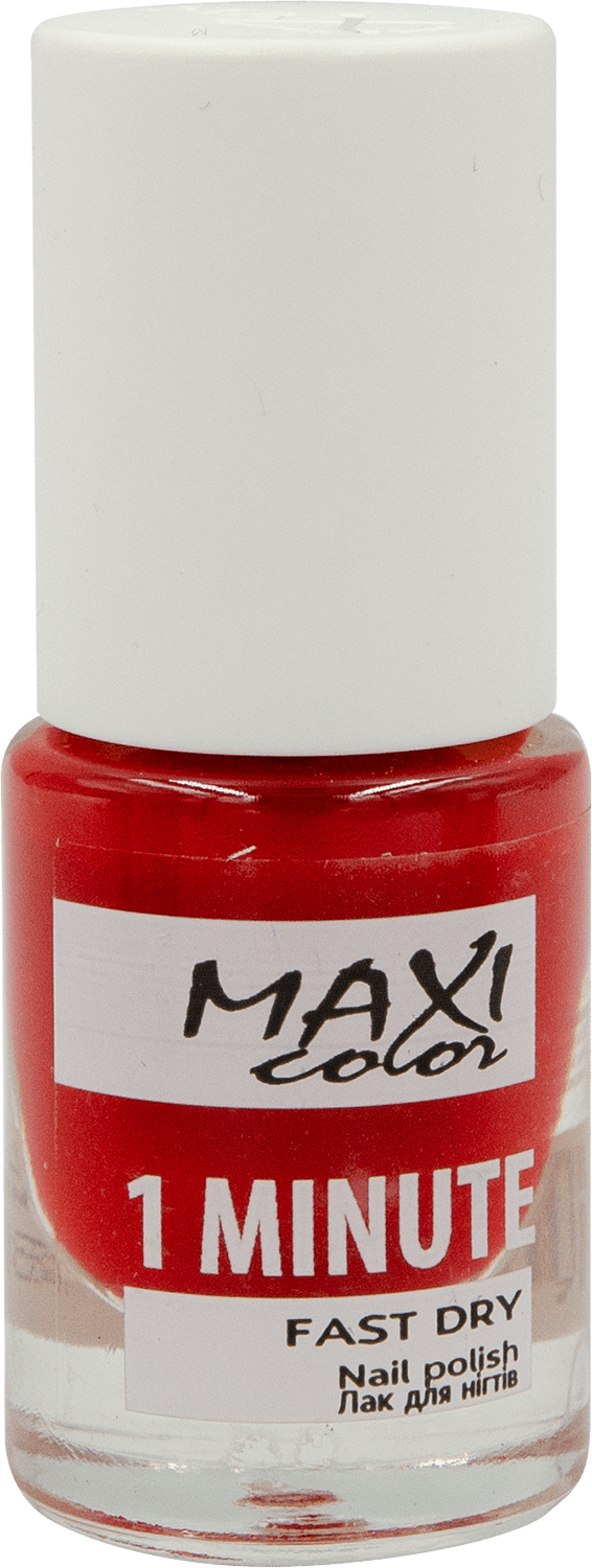 Лак для ногтей MAXI Color 1 Minute 19, 6 мл