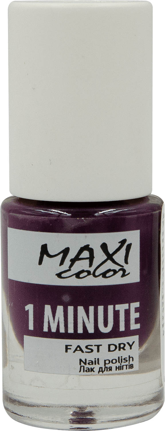 Лак для ногтей MAXI Color 1 Minute 30, 6 мл