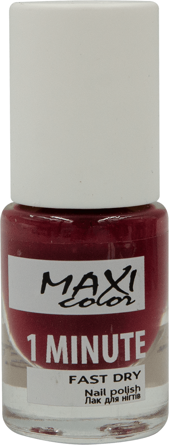 Лак для ногтей MAXI Color 1 Minute 37, 6 мл