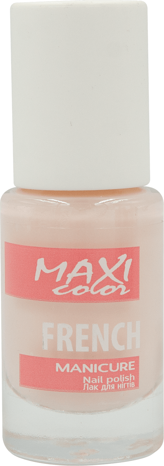 Лак для нігтів MAXI Color French Manicure 01, 10 мл