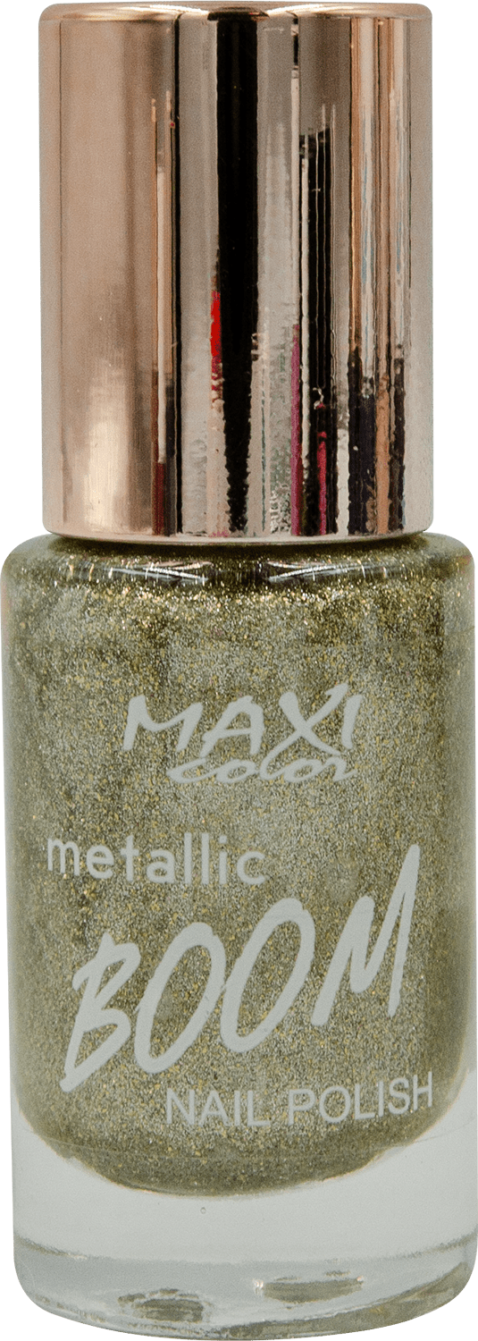 Лак для ногтей Maxi Color Metallic Boom, №1, 10 мл