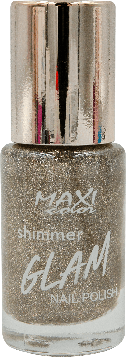 Лак для ногтей Maxi Color SHIMMER Glam, №1, 10 мл
