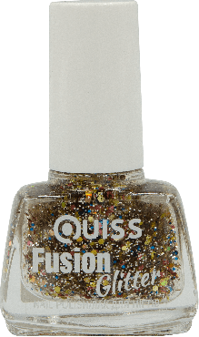 Лак для ногтей Quiss Fussion Glitter №02, 6 г