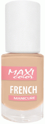 Лак для ногтей MAXI Color French Manicure 02, 10 мл