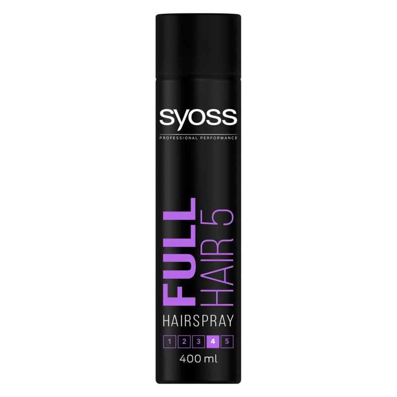 Лак для волос SYOSS Full Hair (фиксация 5), 400 мл - купить по лучшей ...