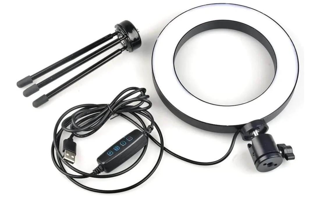 Кільцева лампа світлодіодна + штатив і знімний шарнір Ring Fill Light QX-160