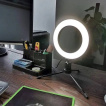 Кольцевая лампа светодиодная + штатив и съемный шарнир Ring Fill Light QX-160 фото 6