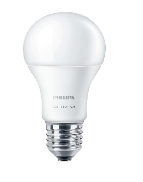 Лампа світлодіодна PHILIPS LED A60 9W E27 3000K, 1 шт