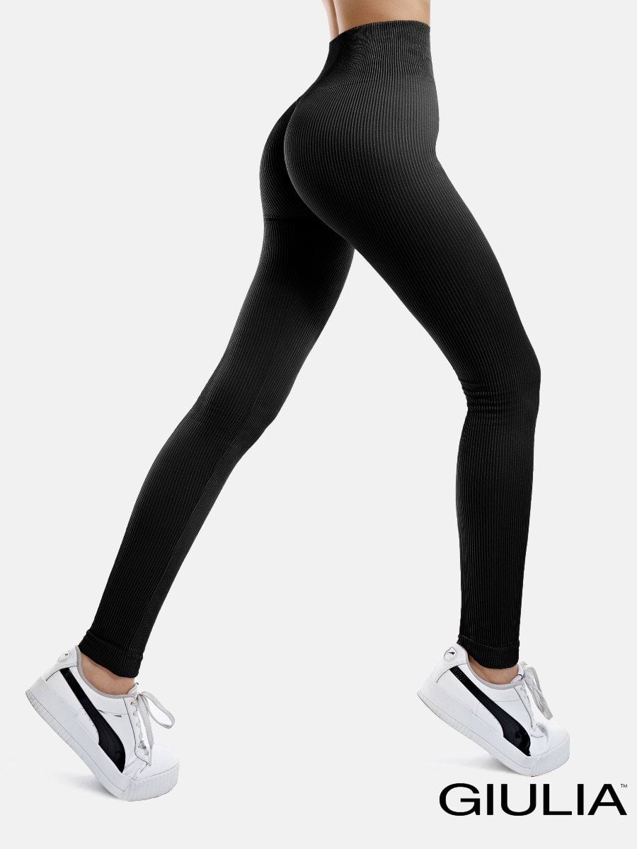 Giulia легінси з моделюючим швом LEGGINGS SHAPE, р. S/M, nero — фото 1