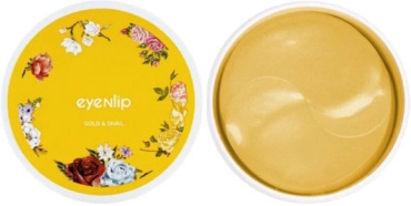 Патчі під очі гідрогелеві Eyenlip Gold & Snail із золотом та муцином равлика 87 г х 60 шт. фото 2