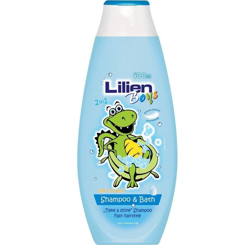 Lilien шампунь та піна для ванни дитяча 2 в 1 для хлопчиків, 400 мл