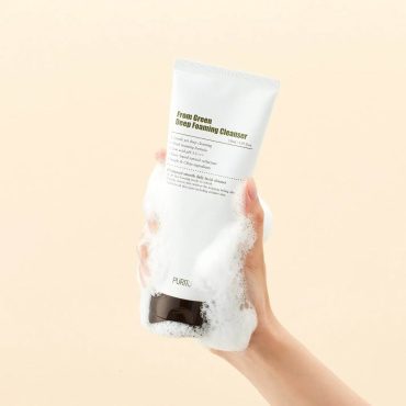 Пінка для вмивання Purito From Green Deep Foaming Cleanser з центелою та зеленим чаєм 150 мл фото 1