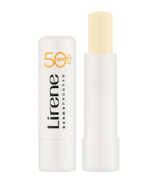 Бальзам для губ Lirene Защитный и Увлажняющий SPF 50, 4,3 г
