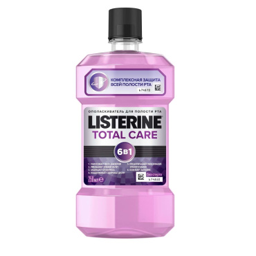 Listerine ополаскиватель для полости рта Total Care, 250мл