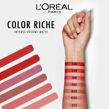 Матова помада для губ L'Oréal Paris Color Riche Intense Volume Matte, відтінок 633, 2 г фото 2