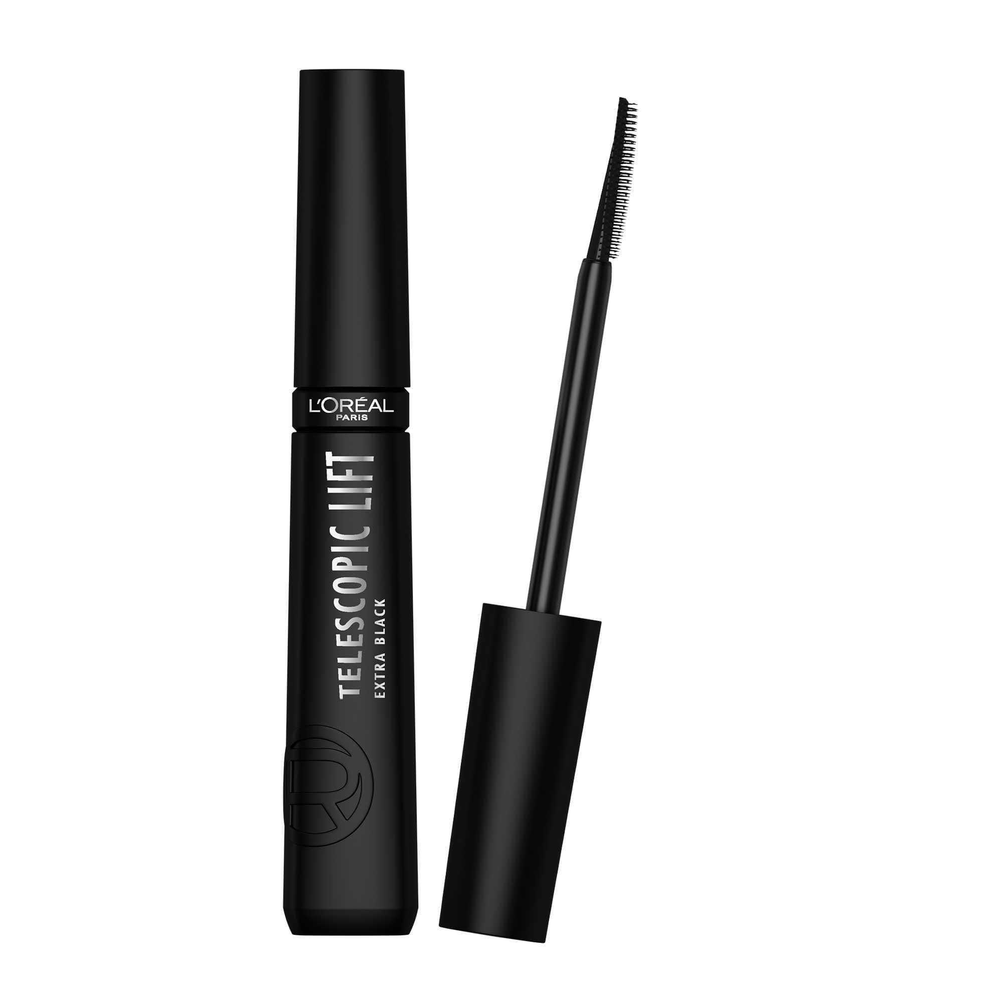 Туш для телескопічного подовження та об'єму вій, L’Oréal Paris Telescopic Lift, екстра чорна, 9.9 мл — фото 1
