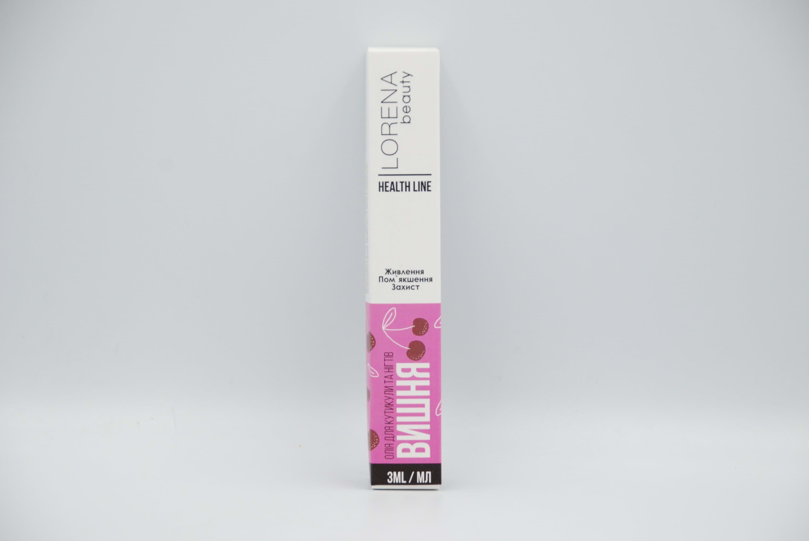 LORENA beauty масло для кутикулы и ногтей Вишня, 3 мл