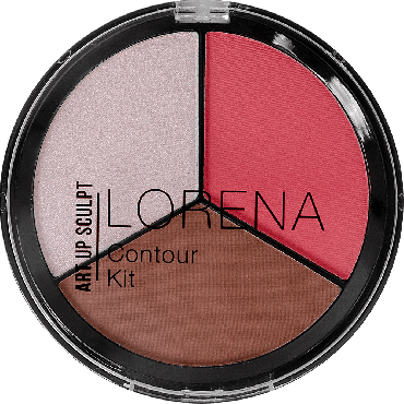 LORENA beauty палетка для контуринга 3в1 Contour KIT 01