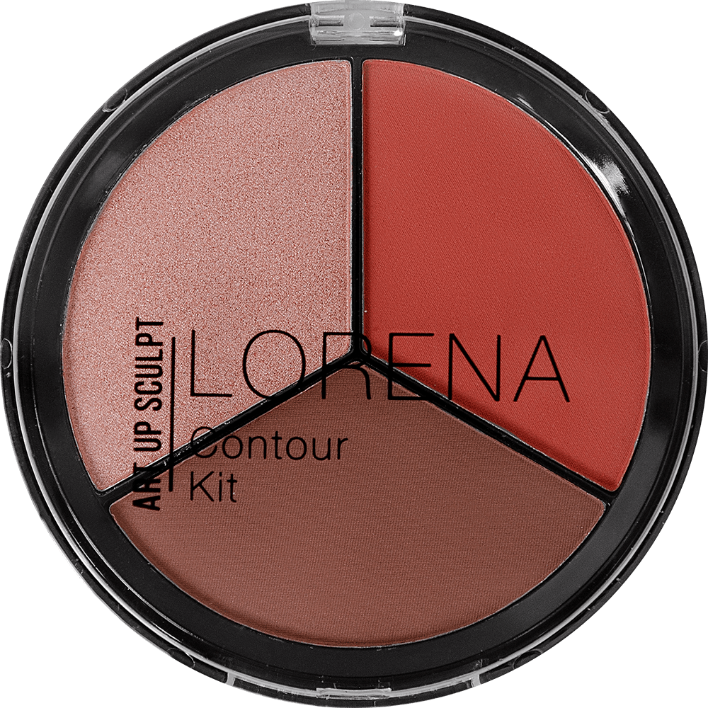 Палитра для контуринга лица LORENA beauty 3в1 Contour KIT 05, 13 г
