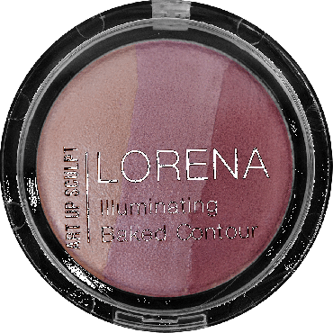 LORENA beauty палітра д/контурування Illuminating Baked Contour 04