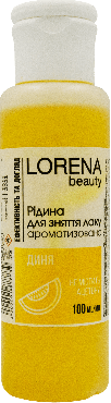 LORENA beauty рідина для зняття лаку ароматизована Диня, 100 мл