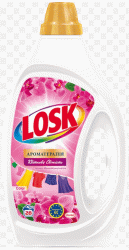 Losk гель д/прання авт. Ефірні масла та аромат Малазійської квітки, 1260мл