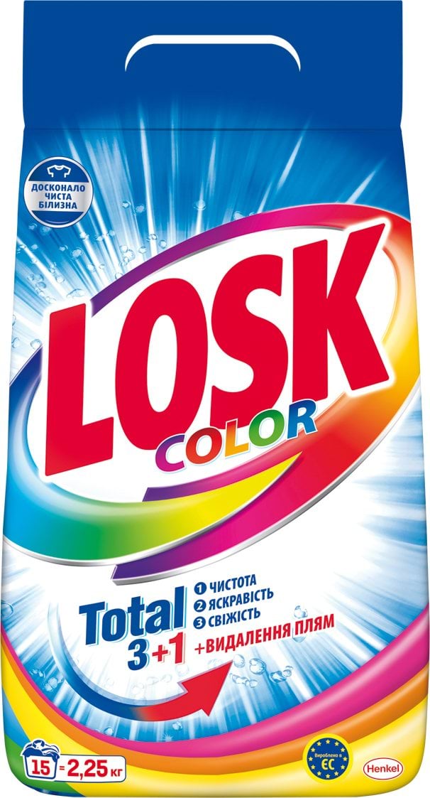 Losk пральний порошок авт. Колор, 2.25 кг