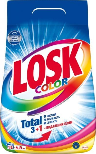 Пральний порошок Losk Color для кольорових речей автомат 4.8 кг