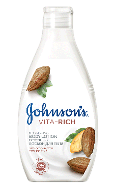 Лосьйон для тіла Johnson's Body care Vita-Rich Поживний з маслом какао 250 мл