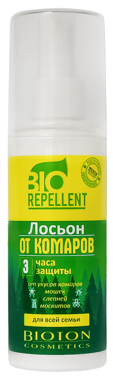 Лосьон-спрей Biorepellent від комарів 3 години захисту, 100 мл
