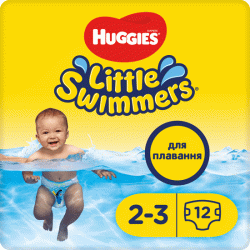 Huggies трусики для плавания Little Swimmers 3-8 кг, 12 шт