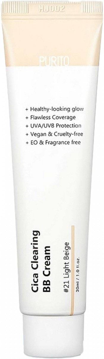 BB-крем Purito Cica Clearing BB Cream 21 Light Beige із екстрактом центели азіатської 30 мл