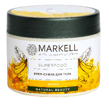 Markell Superfood Крем-суфле для тіла Банан, 300мл