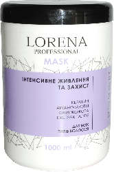 Маска для волосся Lorena Professional Інтенсивне живлення та захист, 1000 мл