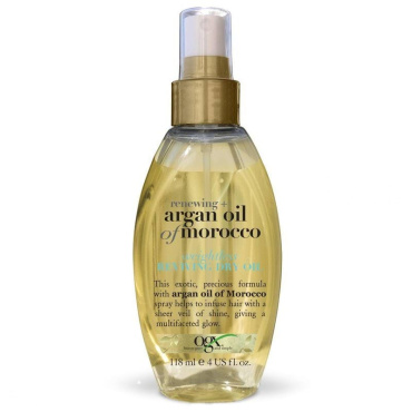 Масло-спрей для волос Ogx Argan oil of Morocco Восстанавливающее аргановое легкое сухое 118 мл