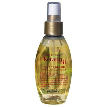 Масло-спрей для волос Ogx Keratin Oil Мгновенное восстановление против ломкости волос кератиновое легкое 118 мл