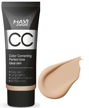 Тональний крем для обличчя Maxi Color Color Correction, 30 мл