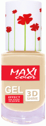 MAXI лак д/нігтів гель ефект Color Hot Summer №02 Ціннвальдітовий, 10мл