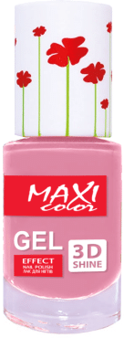 MAXI лак для ногтей гель эффект Color Hot Summer №20 Лиловый, 10мл