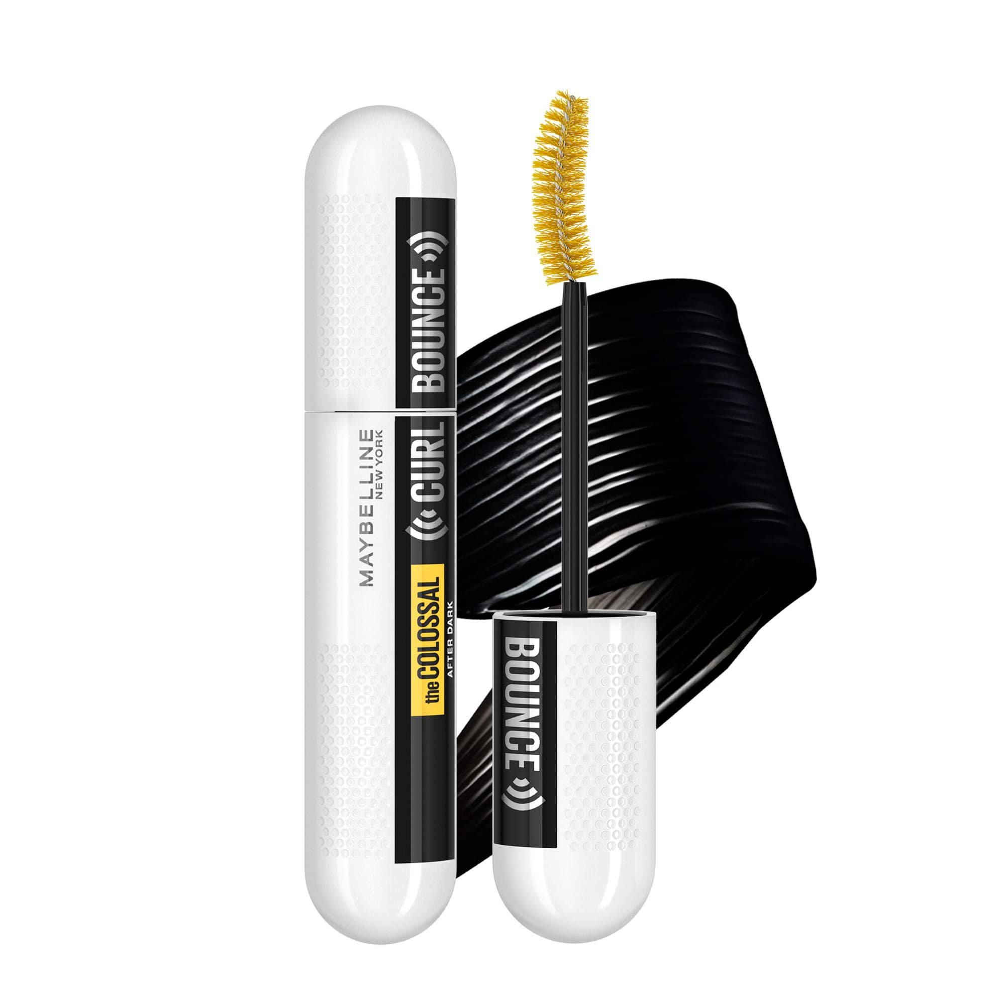 Тушь для ресниц MaybellineColossal Curl bounce after dark интенсивно черная, 10 мл
