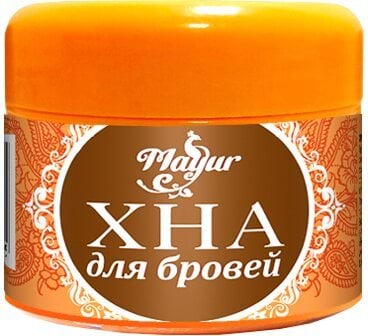 Хна для бровей Mayur коричневая, 10 г